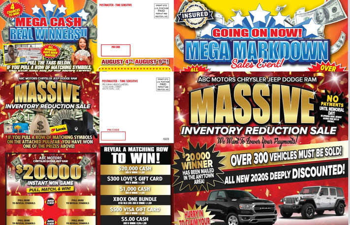 Massive Inventory Reduction Massive Inventory Reduction